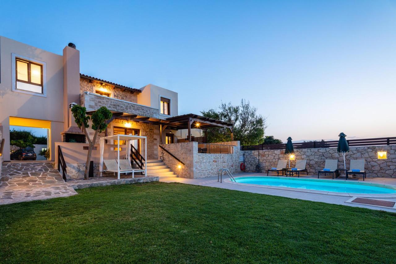 Stavromenos Villas - Private Pools & Seaview - 500M From Beach Zewnętrze zdjęcie