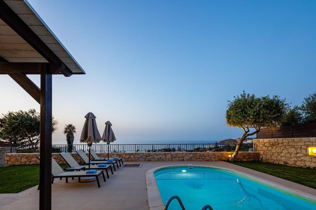 Stavromenos Villas - Private Pools & Seaview - 500M From Beach Zewnętrze zdjęcie
